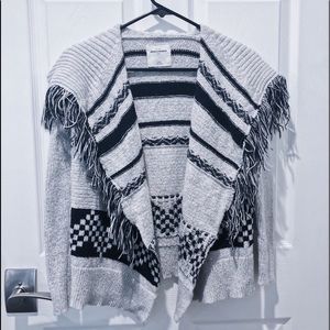 Abercrombie & Fitch Fringed Sweater